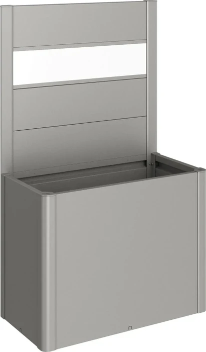 Biohort Sichtschutz mit Lichtpaneel 152x4x91cm für Hochbeet quarzgrau-metallic