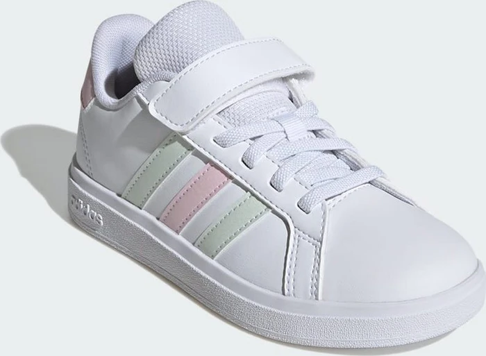 adidas Grand Court 2.0 cloud white/crystal jade/clear pink (Junior)