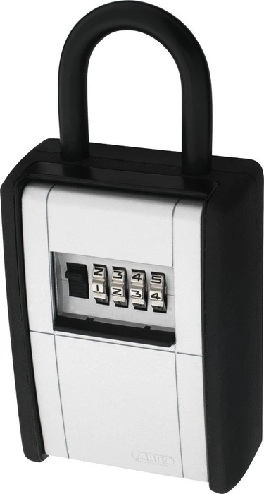 ABUS KeyGarage 797 mit Bügel Schlüsselkasten, schwarz/silber, mechanische Zahlenkombination