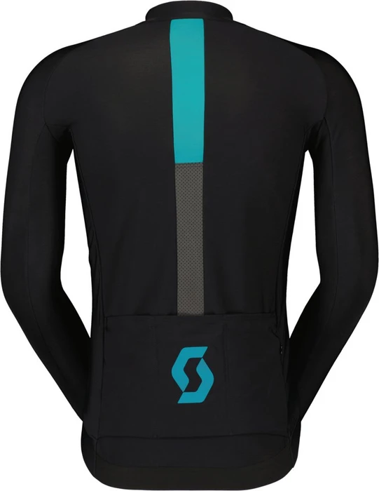 Scott RC Pro Warm Hybrid Trikot langarm black/winter green (Herren)