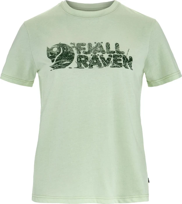 Fjällräven Lush Logo Funktionsshirt kurzarm soft jade (Damen)