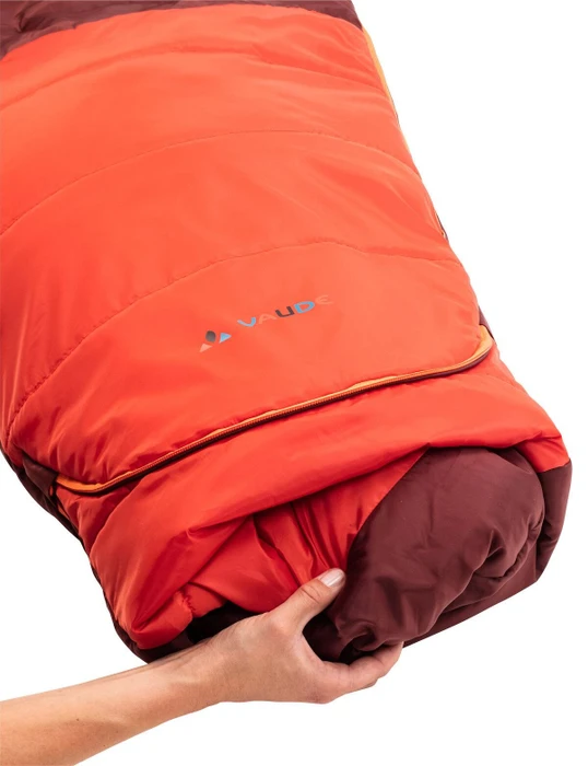 Vaude Alpli Adjust 400 II Mumienschlafsack dark cherry (Junior)