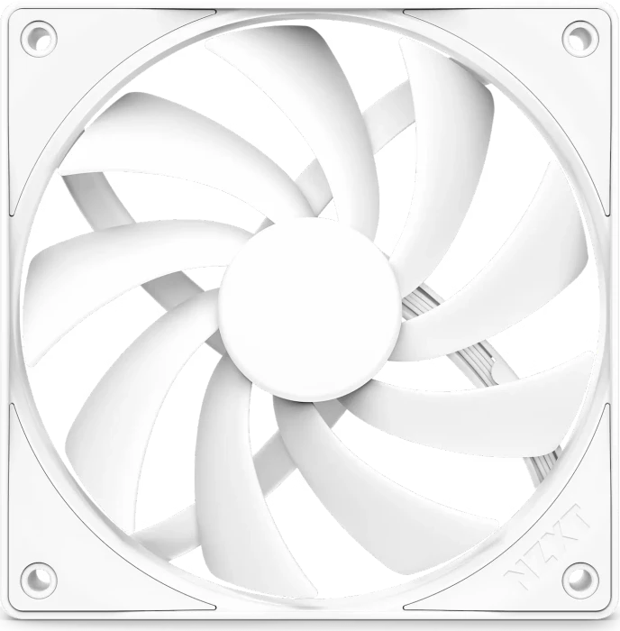 NZXT F Series F120Q (2024), Matte White, weiß, 120mm