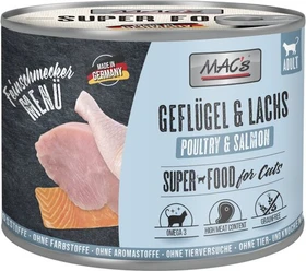 MAC's Cat Feinschmecker Geflügel Lachs und Ei Adult, 600g (6x 100g)