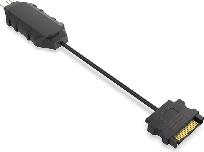 Krux Corvus 120 ARGB, LED-Steuerung, Fernbedienung, 120mm, 3er-Pack