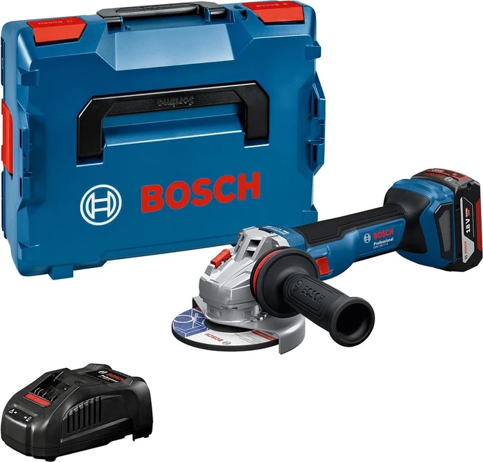 Bosch Professional GWS 18V-11 S Akku-Winkelschleifer inkl. L-Boxx + Akku 5.0Ah