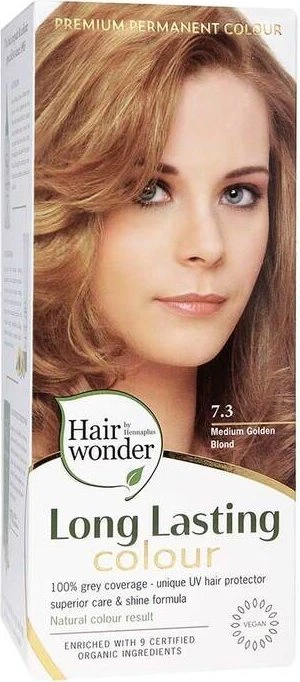Henna Plus Long Lasting Colour Haarfarbe 7.3 Medium Brown, 100ml