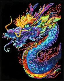 Diamond Dotz Neon Dragon