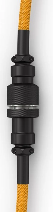 Glorious Coiled Cable USB-C auf USB-A, Tastaturkabel (Spiral-Textilkabel), 1.37m, Glorious Gold