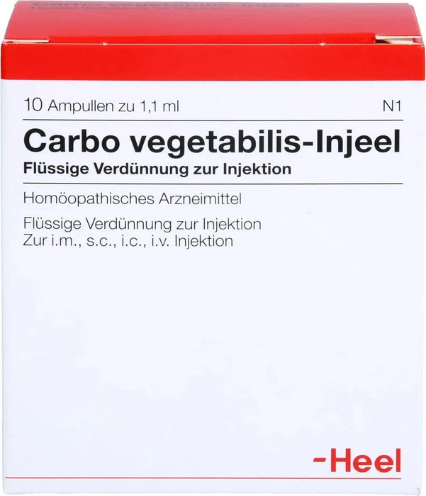 Carbo vegetabilis-Injeel, Verdünnung zur Injektion, 10 St Image