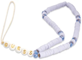 Guess Phone Strap Heishi Beads violett
