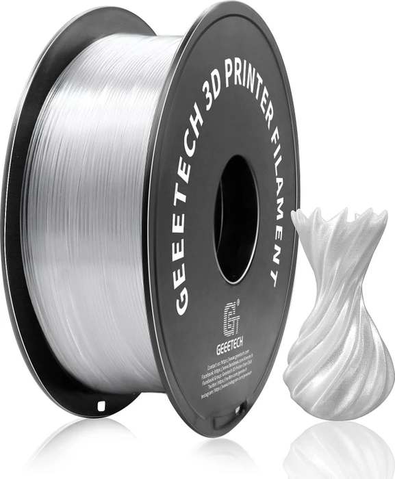 Geeetech PETG, transparent, Spule, 1.75mm, 1.00kg