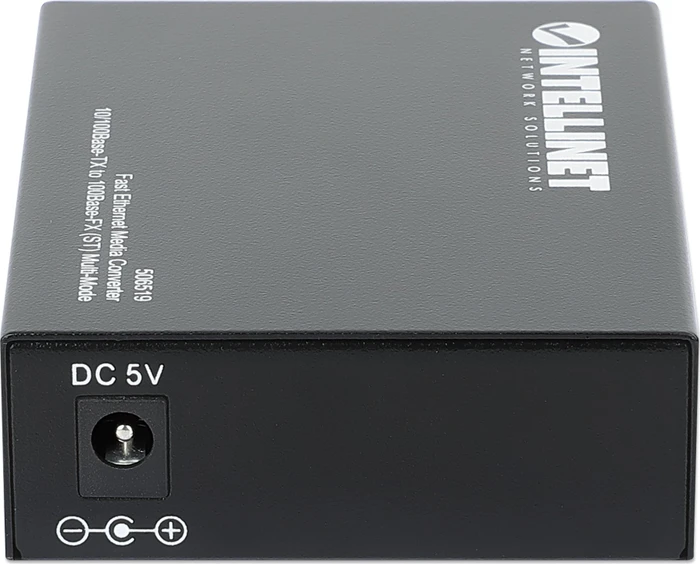 Intellinet 10/100Base-TX auf 100Base-FX Media Converter, RJ-45, ST-Duplex MM, 2km