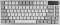 ASUS ROG Azoth White Wireless Gaming Keyboard, PBT, hot-swap, ROG NX SNOW, USB/Bluetooth, DE Vorschaubild