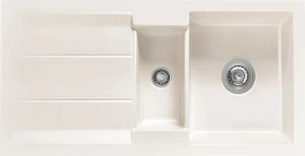 systemceram Genea 100 F Einbau Becken reversibel magnolie