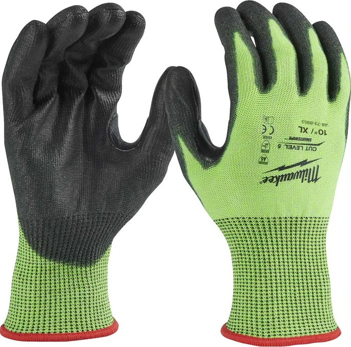 Milwaukee Hi-Vis Cut E Gloves Arbeitshandschuhe 10/XL