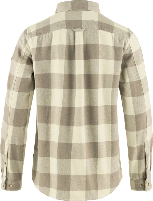 Fjällräven Övik Heavy Flannel Hemd langarm fog/chalk white (Damen)