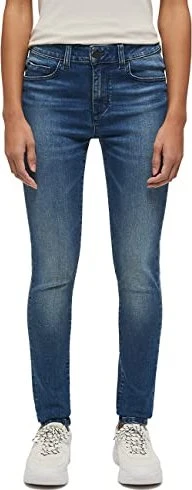 Mustang Shelby Skinny mit Used-Waschung Jeans blau (Damen)