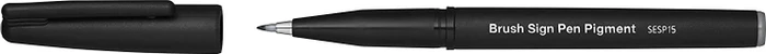 Pentel Brush Sign Pen Pigment SESP15 grau