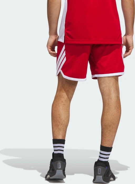 adidas 3G Speed Reversible Basketball Aeroready Trainingshose kurz team power red/white (Herren)