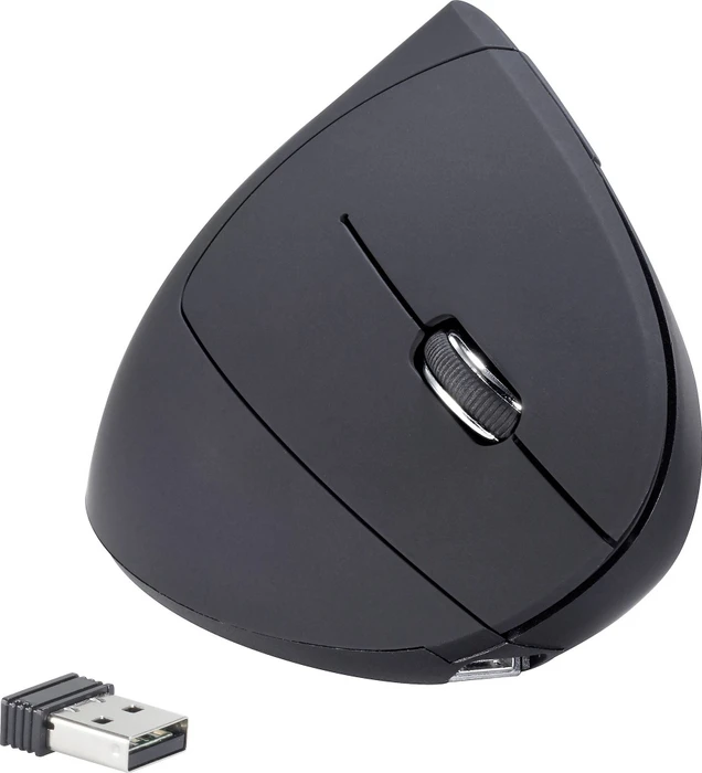 Renkforce RF-WM-322 vertikale Funkmaus schwarz, USB