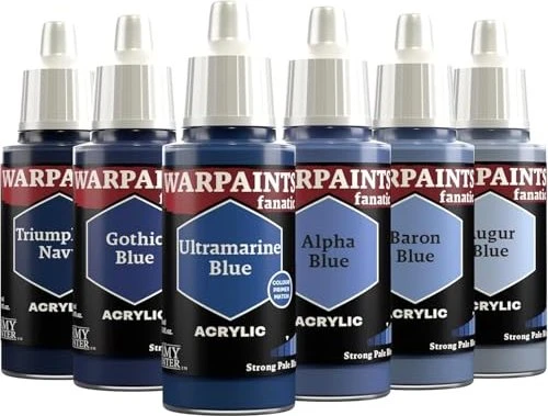 Army Painter Warpaints Fanatic Flexible Triad Strong Pale Blues Farbset, 6-tlg.