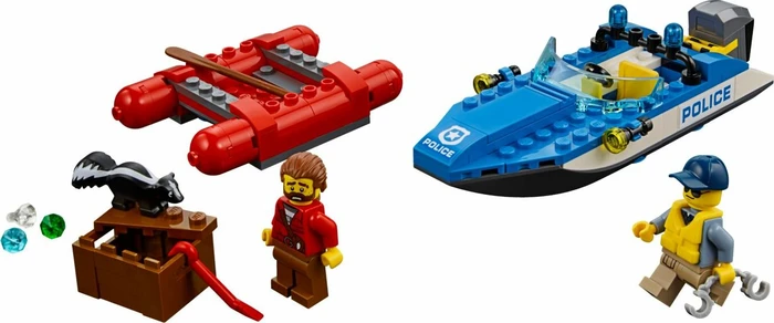 LEGO City Gebirgspolizei - Flucht durch die Stromschnellen