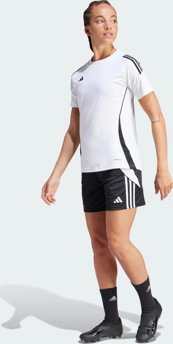adidas Tiro 24 Trikot kurzarm weiß/schwarz (Damen)