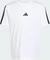 adidas Essentials 3-Streifen Single Jersey T-Shirt kurzarm weiß/schwarz (Herren) Vorschaubild