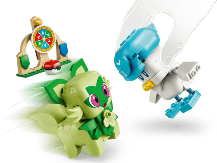 LEGO Pokémon SMART Play - Showdown mit Felori, Krokel und Kwaks