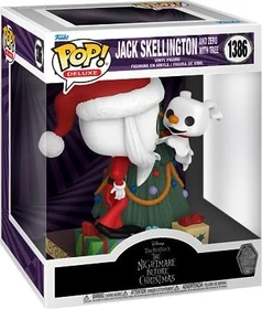 FunKo Pop! Disney - Nightmare Before Christmas - Jack Skellington and Zero with tree