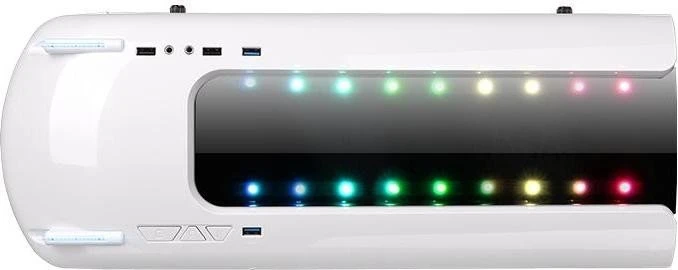 Thermaltake Versa C22 RGB Snow Edition weiß, Acrylfenster