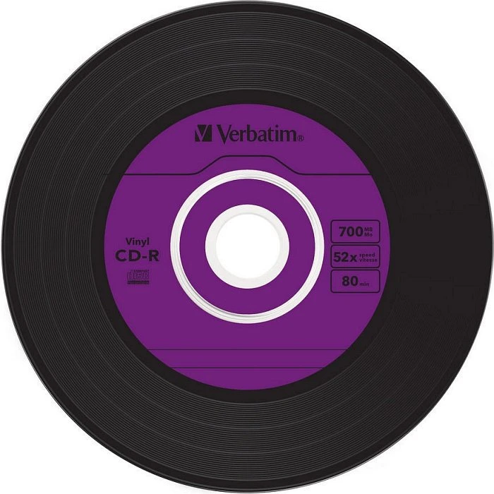 Verbatim Azo Data Vinyl-Design CD-R 80min/700MB, 52x, 10er Slimcase