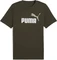 Puma Essentials 2 Colour No. 1 Logo T-Shirt kurzarm dark olive (Herren) Vorschaubild