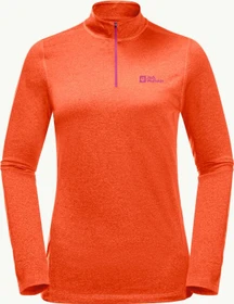 Jack Wolfskin Sky Thermal Hz Funktionsshirt langarm vibrant orange (Damen)