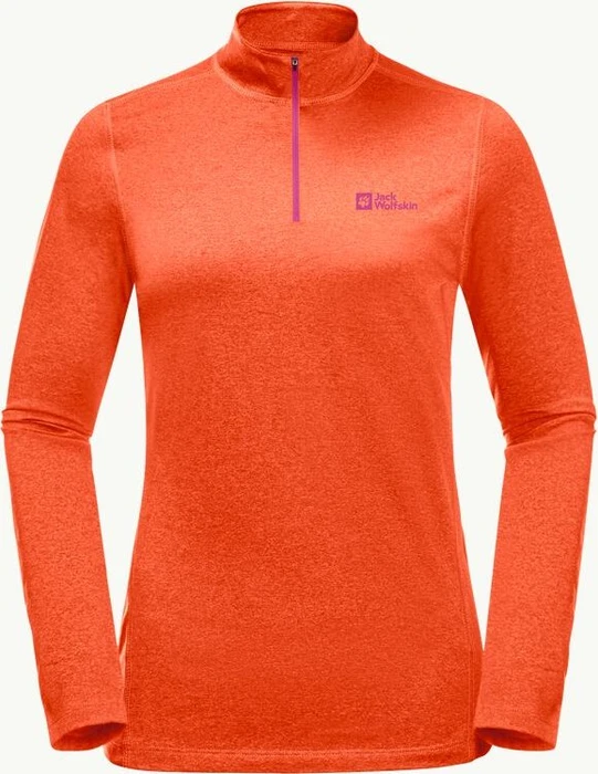 Jack Wolfskin Sky Thermal Hz Funktionsshirt langarm vibrant orange (Damen)