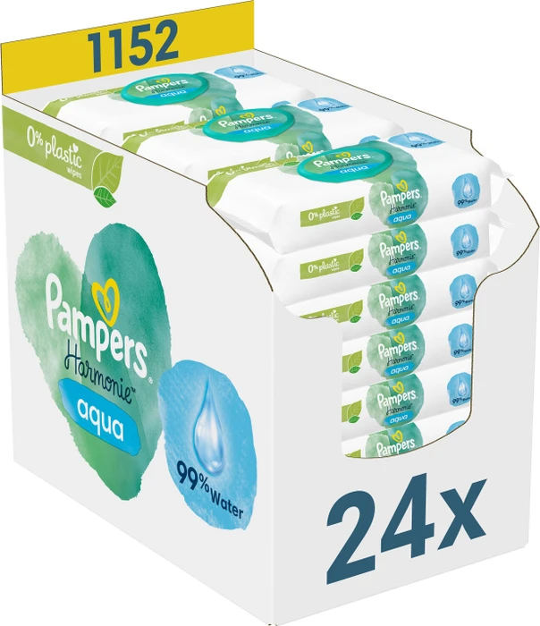 Pampers Harmonie Aqua Feuchttücher