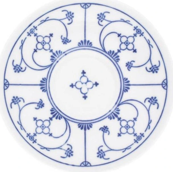 Kahla Blau Saks Untertasse 14cm