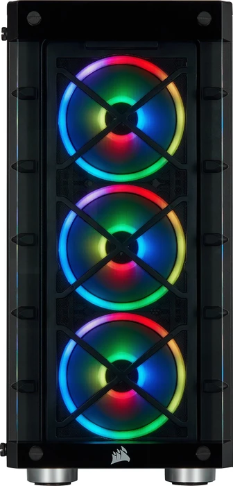 Corsair iCue 465X RGB, schwarz, Glasfenster