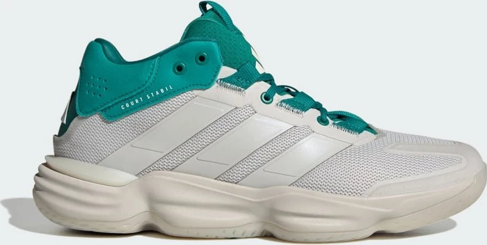 adidas Court Stabil grey one/equipment green (Herren)
