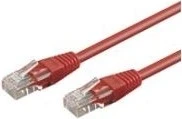 goobay Patchkabel, Cat6, U/UTP, RJ-45/RJ-45, 1m, rot