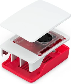 Raspberry Pi Raspberry Pi offizielles Gehäuse für Raspberry Pi 5, rot/weiß