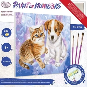 Craft Buddy Paint By Numb3rs Cat and Dog