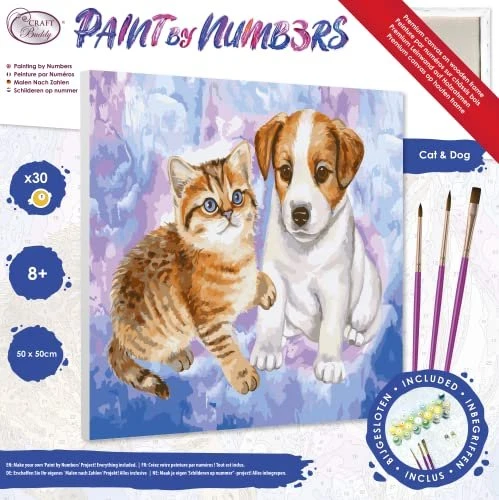 Craft Buddy Paint By Numb3rs Cat and Dog