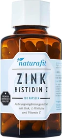 naturafit Zink Histidin C Kapseln, 180 Stück