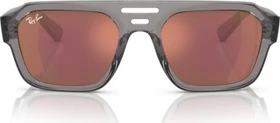 Ray-Ban RB4397 Corrigan Bio-Based 54mm polished grey/dark violet-red