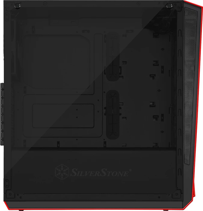 SilverStone Redline Series RL07, schwarz, Glasfenster