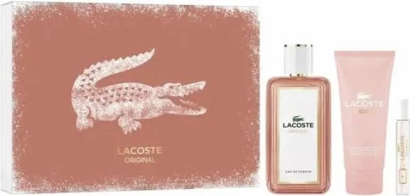 Lacoste Original For Her EdP 100ml + EdP 7.5ml + Body Lotion 100ml Duftset