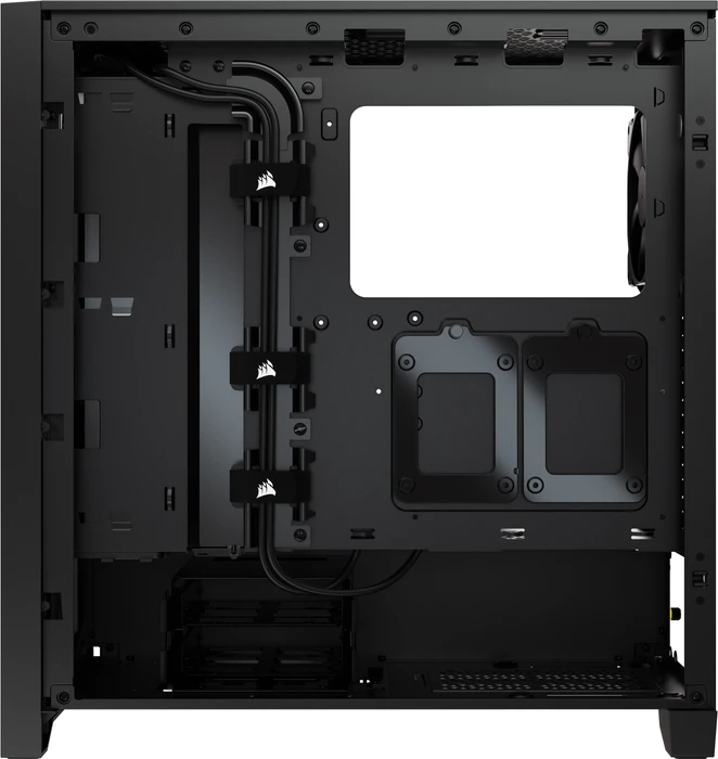 Corsair 4000D, schwarz, Glasfenster