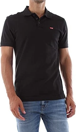Levi's Housemark Poloshirt kurzarm mineral black (Herren)
